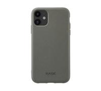 Coque antibactérienne vegan bio 100 % zéro déchet pour Apple iPhone 11, Gris Lave