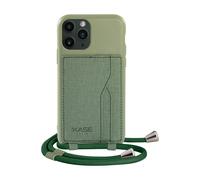 Coque antibactérienne Vegan bio en bandouliére pour Apple iPhone 11 Pro, Vert basilic