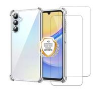 Coque antichoc compatible Galaxy A15 Transparente + 2 protections écran - EVETANE