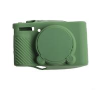 Coque antichoc en silicone pour Canon Powershot SX740 SX730 (vert) | Finition texture gelée, ajustement parfait, bouton facile d'accès, couvercle d'objectif inclus, look élégant