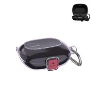 Coque antichoc en TPU compatible avec JBL Sense Lite, housse de protection imperméable et résistante à la transpiration avec mousqueton pour sports de plein air, violet