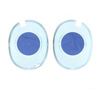 Coque antichoc en TPU pour casque Sony WH-1000XM6 - Coque de protection transparente anti-chocs (Bleu transparent)