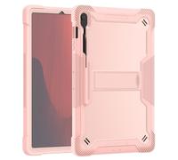 Coque Antichoc for Tablette, Compatible avec Samsung Galaxy Tab S10 FE Plus, 13.1 Pouces, SM-X620, SM-X626B, avec béquille(Rosegold)