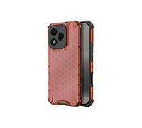 Coque Antichoc Honor 400 Lite avec coins renforcés et design alvéoles Rouge