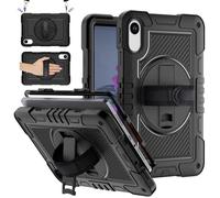 Coque Antichoc Intégral Pour Tablette Xiaomi Redmi Pad 2 Wifi Hyperos 11 Pouces 2025 Avec Support Rotatif Dragonne Rotative À[YC8]