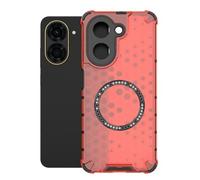 Coque Antichoc Magnétique En Miel Pour Redmi A5 4g / Poco C71, Rouge