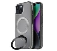 Coque Antichoc - MagSafe - iPhone 14 et 13 - Noir - Support Pliable - Bimatière