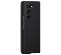 Coque Antichoc Original pour Galaxy Z Fold 5 en Cuir Premium Élégant Samsung Noir