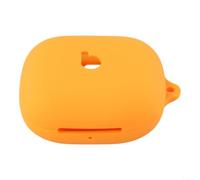 Coque Antichoc pour Beats Studio Buds Plus - Housse Silicone Résistante aux Chocs avec Porte-Clés - (Orange)