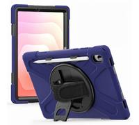 Avizar Coque antichoc pour Galaxy Tab S11 – Support et emplacement S Pen intégré – Bleu