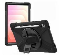Coque Antichoc pour Galaxy Tab S11 avec Support et Emplacement S Pen Intégré Noir