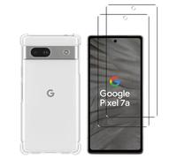 Coque antichoc pour Google Pixel 7a et 2 Verres Trempé Film Protection Ecran Phonillico®