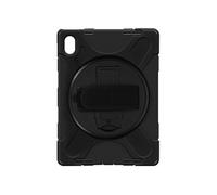 Akashi Coque antichoc pour iPad A16 10,9 (2022) Rigide avec bandoulière, poignée et support Noir