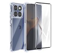 Coque Antichoc pour Motorola Edge 60 Fusion et 60 et Verre Trempé 9H Transparent