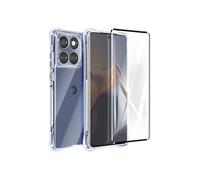 Coque Antichoc Pour Motorola Edge 60 Fusion Et 60 Et Verre Trempé 9h Transparent