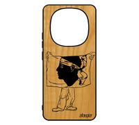 Coque Antichoc Pour Redmi Note 14 Pro/14 Pro+ Plus 5g Bois Silicone Drapeau Corse Corsica Rigide Football Foot Housse Basket Pour Xiaomi