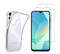 Coque antichoc - Phonillico® - Samsung Galaxy A16 4G/5G - Souple - Transparent - 2 Verres Trempé