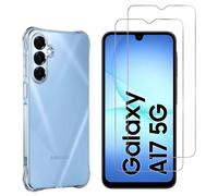 Coque Antichoc Pour Samsung Galaxy A17 5g Et 2 Verres Trempé Film Protection Ecran Phonillico©