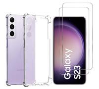 Coque antichoc pour Samsung Galaxy S23 et 2 Verres Trempe Film Protection Ecran [Phonillico]