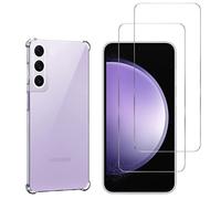 Coque Antichoc Pour Samsung Galaxy S23 Fe Et 2 Verres Trempé Film Protection Ecran Phonillico®