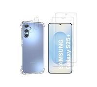 Coque antichoc pour Samsung Galaxy S25 PLUS / S25+ et 2 Verres Trempé écran et 2 Protections Caméra