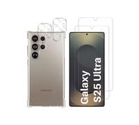 Coque antichoc - Phonillico - Samsung Galaxy S25 ULTRA - Souple - Transparent - 2 Verres Trempé