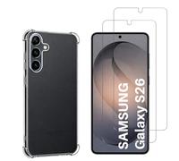Coque antichoc pour Samsung Galaxy S26 et 2 Verres Trempé Film Protection Ecran Phonillico®