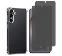 Coque antichoc pour Samsung Galaxy S26 PLUS et 2 Verres Trempé Noir Anti Espion Vitre Protection Ecran Phonillico®