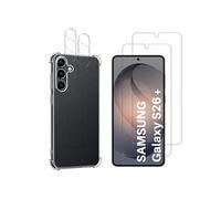 Coque antichoc pour Samsung Galaxy S26 PLUS et et 2 Verres Trempé écran et 2 Protections Caméra Phonillico®