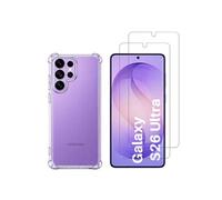 Coque antichoc pour Samsung Galaxy S26 ULTRA et 2 Verres Trempé Film Protection Ecran Phonillico®