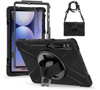 Coque Antichoc Pour Samsung Galaxy Tab S10+ Plus/S9+/S9 Fe+/S8+/S7+/S7 Fe 12,4 Pouces, Étui Armure Robuste Avec Protection