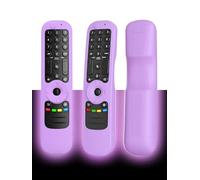 Coque antichoc pour télécommande LG AN-MR21GA / AN-MR21GC 2021, coque de protection antidérapante pour télécommande LG MR22GA MR22GN Magic Remote 2022 (violet)