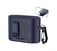 Coque antichoc pour WF-1000XM6 avec serrure et support porte-clés | Étui pour écouteurs avec double couche, texture litchi, boucle de verrouillage sécurisée, mousqueton amovible prend en charge