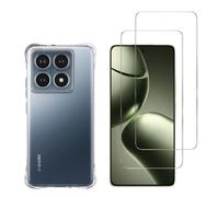 Coque Antichoc Pour Xiaomi 14t Et 2 Verres Trempé Film Protection Ecran Phonillico®