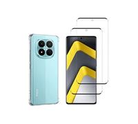 Coque antichoc pour Xiaomi Poco M8 PRO 5G et 2 Verres Trempé Film Protection Ecran