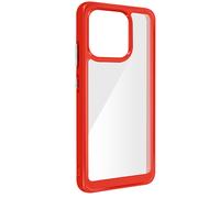 Coque Antichoc pour Xiaomi Redmi 12C avec Dos Rigide et Bloc Caméra Surélevé Rouge