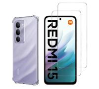Coque antichoc pour Xiaomi Redmi 15 et 2 Verres Trempé Film Protection Ecran Phonillico®