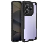Avizar Coque Antichoc pour Xiaomi Redmi Note 14 5G Dos Mat Anti-trace Noir