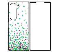 Coque Antichoc Pour Z Fold 6 Silicone Confettis Pois Jolie Romantique Case Motif Fond Effet Design Mobile Vert Gel De Samsung Galaxy