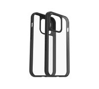 coque antichoc REACT iPhone 14 Pro - transparente/ contours noirs