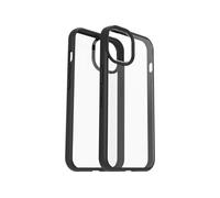 coque antichoc React iPhone 14 - transparente/ contours noir