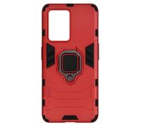Coque pour Realme GT 2 Pro Hybride Antichoc Bague Métallique Support Rouge