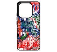 Coque Antichoc Redmi Note 14 4g Europe Silicone Street Art Smartphone Ecriture Tag Cover Graffiti Peinture Motif Rouge Tagu¿ Pour Xiaomi