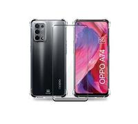Coque Antichoc transparente + Verre Trempé 9h pour Oppo A74