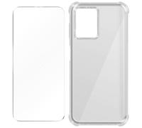 Coque Antichoc + Verre Trempé pour Redmi Note 12 Pro et Poco X5 Pro Transparent