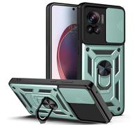 Coque Antichoc Verte Pour Motorola Moto Edge 40 Neo Avec Support Anneau