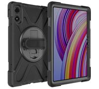 Coque Antichoc - Xiaomi - Redmi Pad Pro - Poignée Rotative 360° - Sangle Incluse - Noir