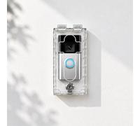 Coque antivol pour sonnette Ring Battery Doorbell Plus/Pro/Pro 2, coque de protection en acrylique transparent avec verrouillage, support de sécurité vidéo résistant aux intempéries