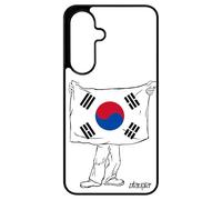 Coque Apour Xiaomi 17 4G 5G Silicone Drapeau Corée du sud coréen Seoul Housse K-Drama Taegeukgi Mobile K-Pop Antichoc Fan Passion pour Samsung Galaxy