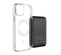 Coque Apple iPhone 12 Mini et Powerbank 5000 mAh Magsafe Swissten Transparent